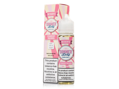Dinner Lady Strawberry Macaroon - Vapor Grab