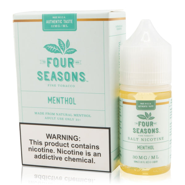 Four Seasons Menthol Salts - Vapor Grab