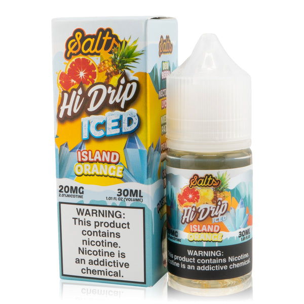Hi-Drip Island Orange Iced Salts - Vapor Grab