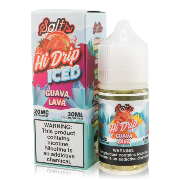 Hi-Drip Guava Lava Iced Salts - Vapor Grab
