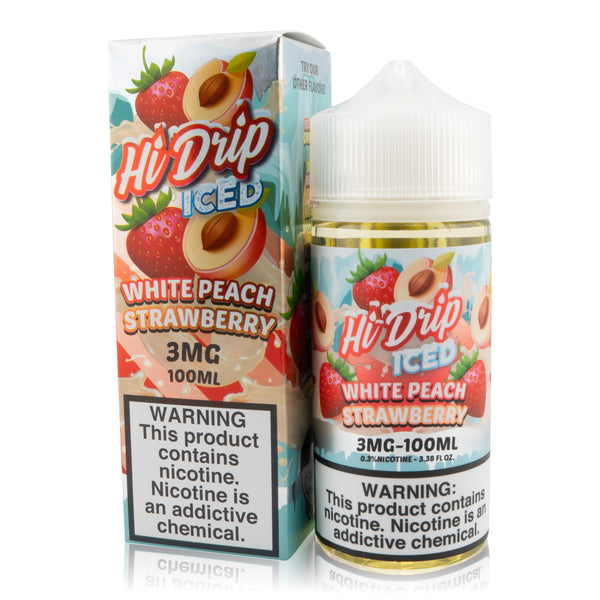 Hi-Drip White Peach Strawberry Iced - Vapor Grab
