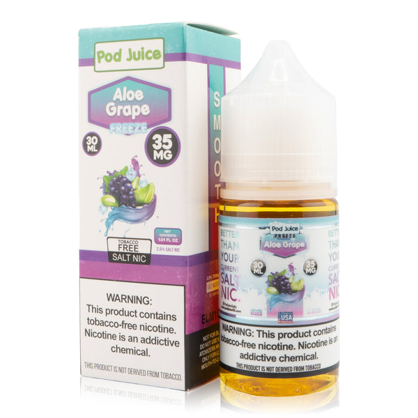Pod Juice Aloe Grape Freeze Salts - Vapor Grab