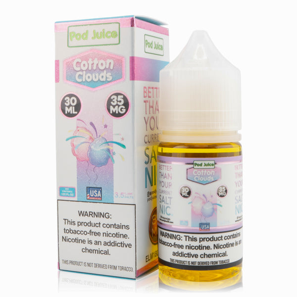 Pod Juice Cotton Clouds Salts - Vapor Grab