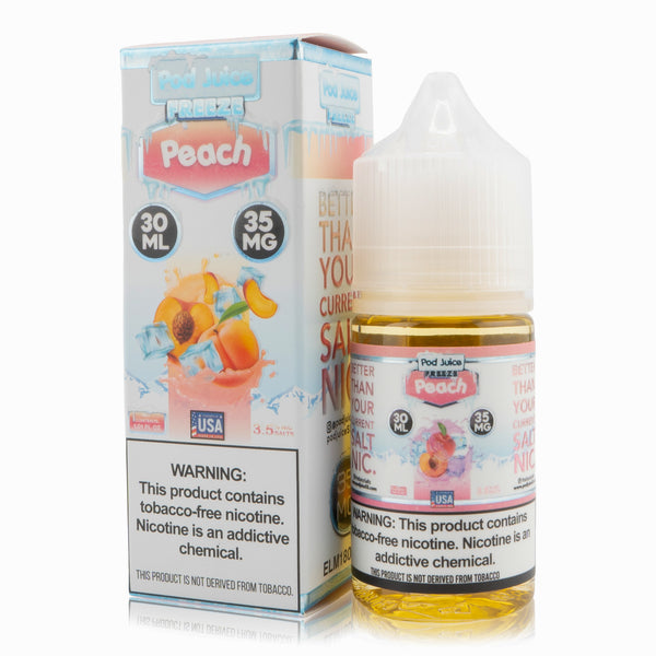 Pod Juice Peach Freeze Salts - Vapor Grab