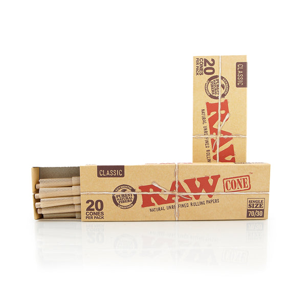RAW Cones 20ct - Vapor Grab