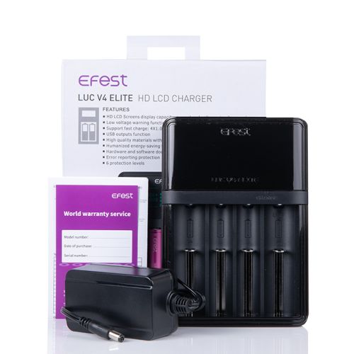 Efest Elite Luc V4 4 Bay Charger - Vapor Grab