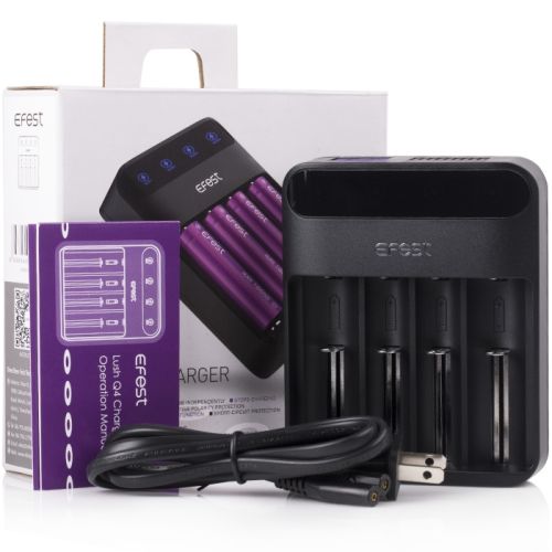 Efest Lush Q4 4 Bay Charger - Vapor Grab