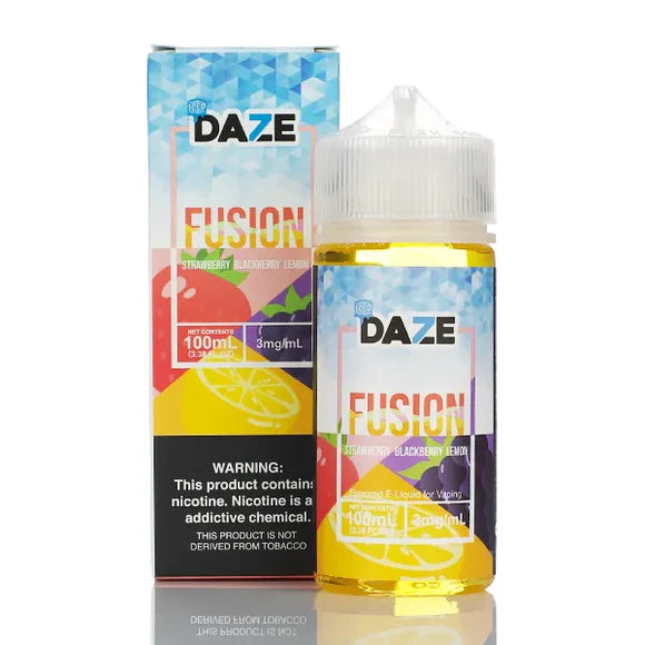 7 Daze Fusion Strawberry Blackberry Lemon Iced