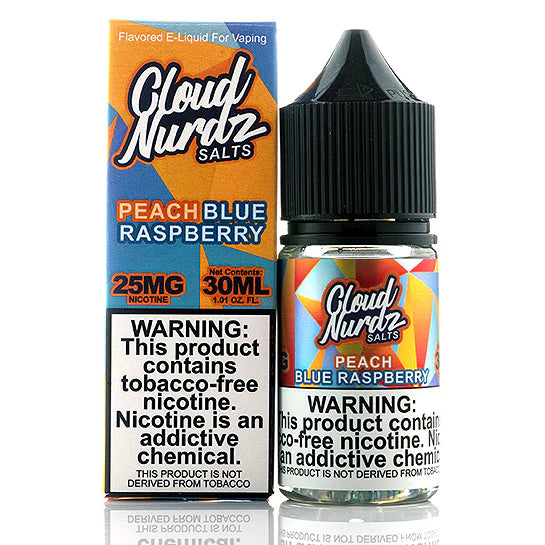 Cloud Nerdz Blue Raspberry Peach Salts