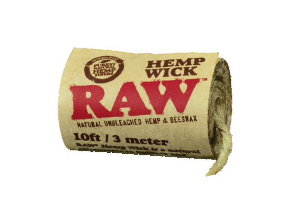 Raw Hemp Wick 10ft