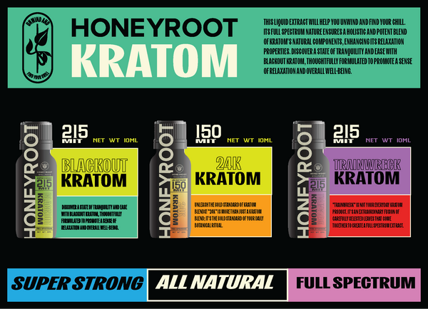 Honeyroot Wellness Kratom Shots