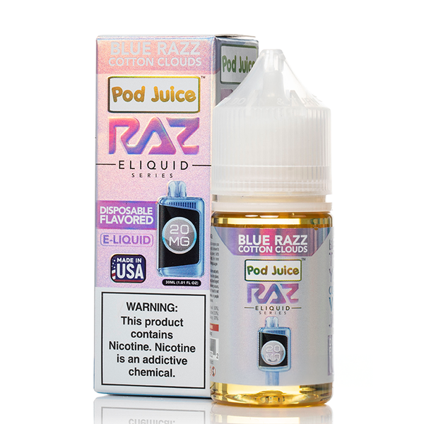 Pod Juice X RAZ Blue Razz Cotton Clouds