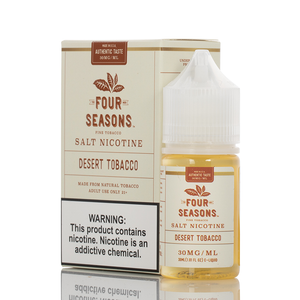 Four Seasons Salts Desert Tobacco - Vapor Grab